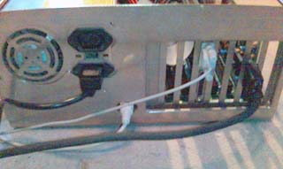 A kábelek irányából élvezhető panoráma