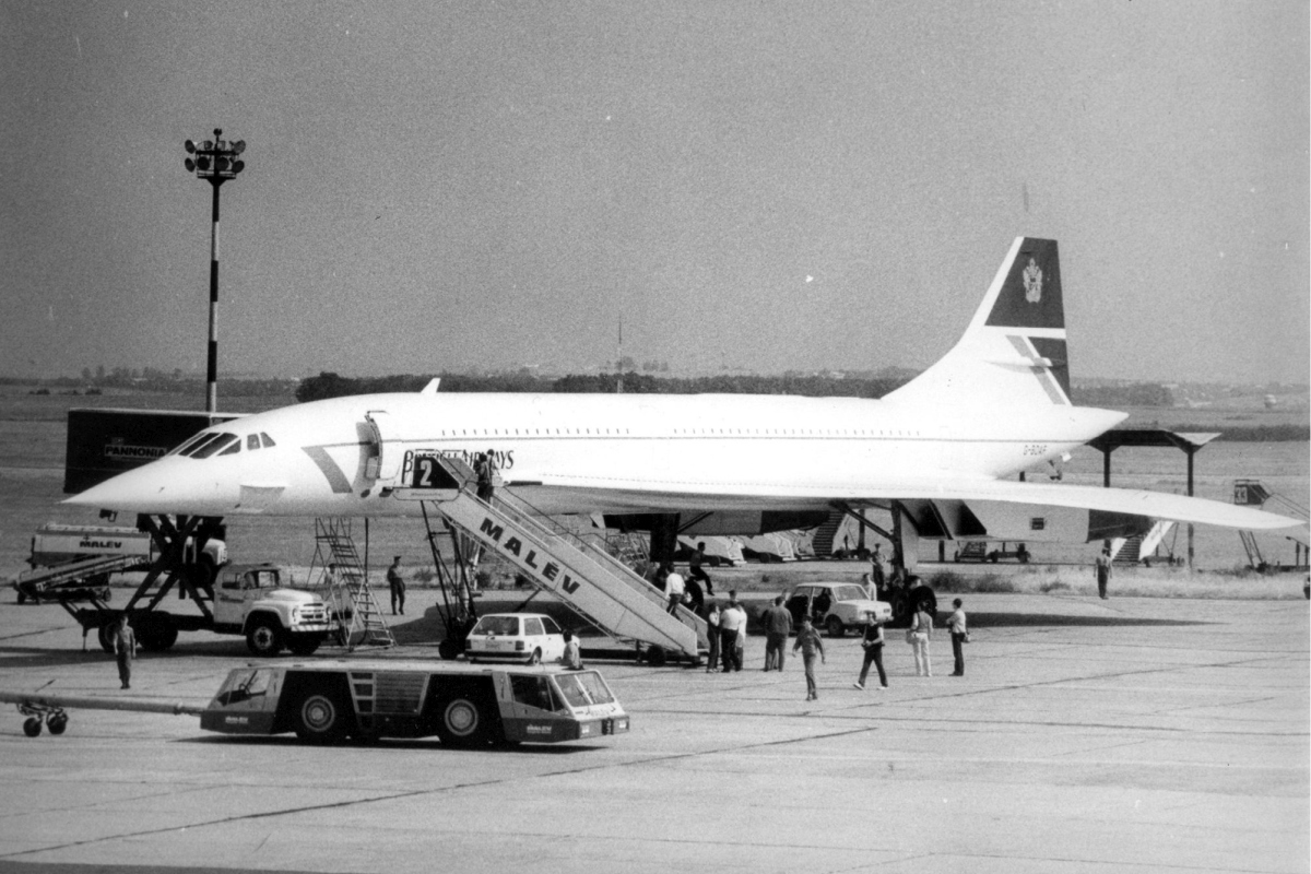 Concorde Budapesten, 1985 Concorde Budapesten, 1985